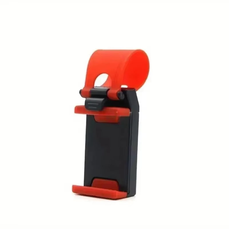 1 Pc Universal Car Steering Wheel Mobile Phone Holder Mount Buckle Socket Holder for Iphone Xiaomi Samsung GPS Stands