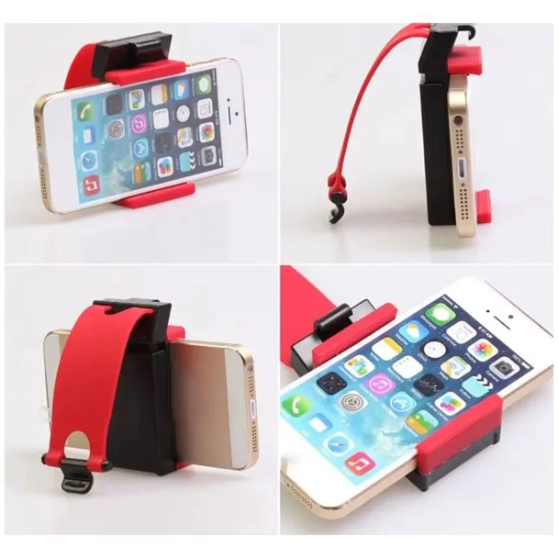 1 Pc Universal Car Steering Wheel Mobile Phone Holder Mount Buckle Socket Holder for Iphone Xiaomi Samsung GPS Stands
