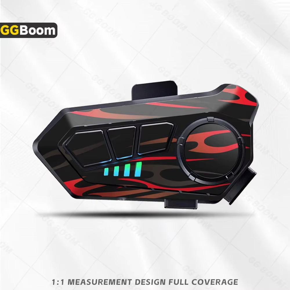 For Y10 Y10 Helmet Bluetooth Earphones Sticker Motorcycle Headset Colorful Decoration Protection Decal Waterproof Anti-Scratch