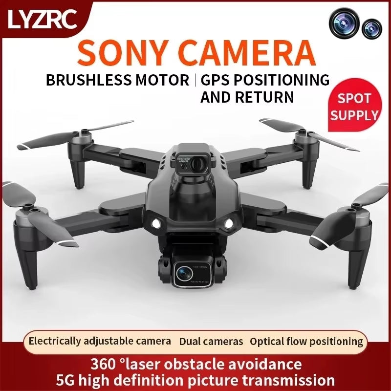 NEW HOT L900 Pro MAX GPS Drone 4K Professional HD Dual Camera 5G Wifi 360° Obstacle Avoidance Brushless Foldable Quadcopter