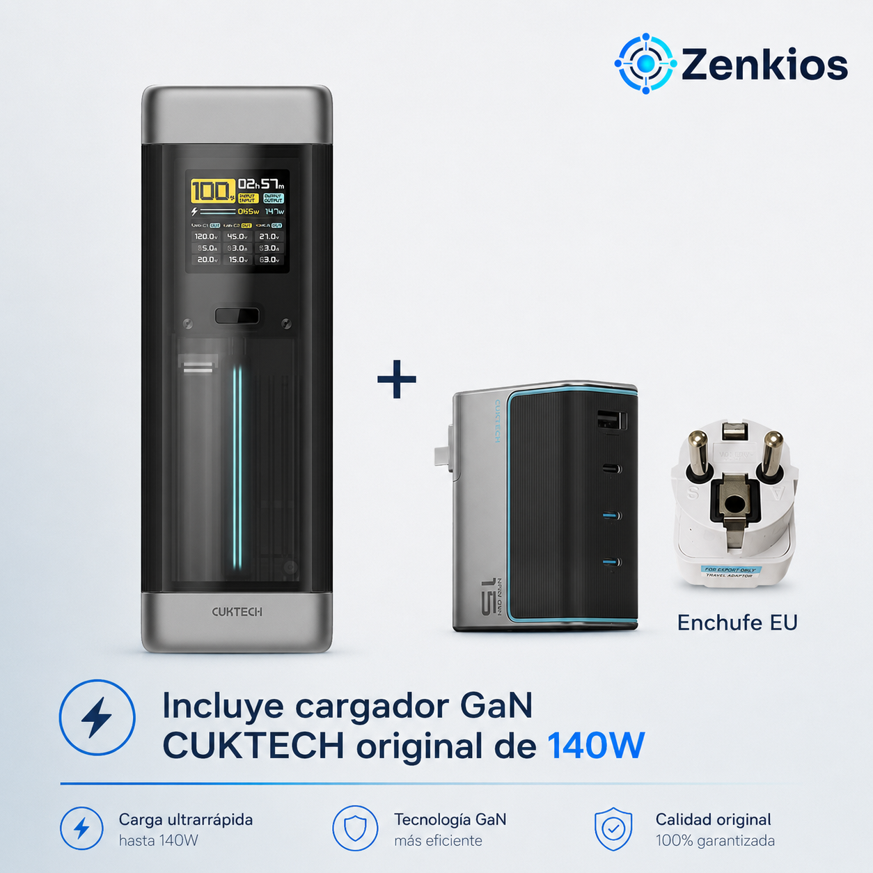 Power Bank Premium CUKTECH 210W - Banco de bateria