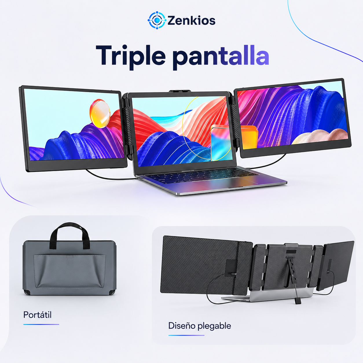 Extensor de Pantalla para Laptop 14” Full HD
