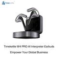 W4 Pro AI Interpreter Earbuds Translator Device Suppor 40 Languages Translator Earbuds for Call Video Translation